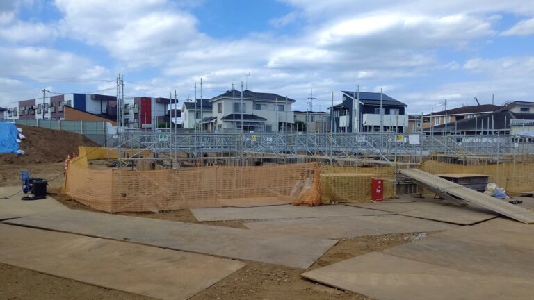 少しずつカタチに—園舎工事の様子